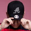 Jingdong supermarket Han shop hanshop men&women hat Korean version of the trend of fashion couples baseball caps outdoor shade warm cap HSM06 black all