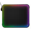SteelSeries QcK Prism full color RGB lighting effects Jedi eating chicken cutlery Professional gaming mouse pad