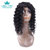 Half Lace Deep Curly Hair Wigs Brazilian Deep Wave Hair Human Hair Lace Wig Grade 7A
