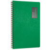 Qixin COMIX A5 50 double spiral PP face book Notepad soft copy notebook Compera original series C7003 green