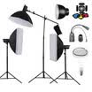 Kim Pui SPARKII400W Photographic light studio kit flash device studio photographic equipment electric business fashion still life photo fill light three lamp studio shooting set
