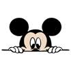 Sheng Sheng special waterproof sunscreen car male Mickey car cover scratch car stickers rearview mirror car stickers size 147cm single loading