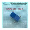 50Pcslot 3296W-1-503LF 3296W 503 50K ohm Top regulation Multiturn Trimmer Potentiometer High Precision Variable Resistor
