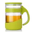 Jingdong Supermarket MIGO office heat-resistant glass water cup 045L with covered filter cup