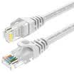 Shanze SAMZHE six types of cable CAT6 Gigabit high-speed network line indoor&outdoor 8-core network cable Category 6 computer TV router cable GRE-6010 white 1 meter