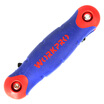 Wanko WORKPRO W022002N red&blue color handle 8PC metric folding hexagon set