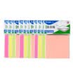 Guangbo GuangBo 12 Pack 7676mm fluorescent sticky notes sticky notes paper notes book label sticker ZGT9290