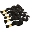 Brazilian human hair Bulk 4bundles virgin body wave extensions in free shipping 7A Brazilian body hair Unprocessed