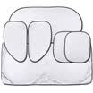Huaxiang sun block set summer car sun visor car sunscreen insulation aluminum foil sunshade light car accessories car supplies full car 6 piece front front rear gear side block