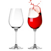 Jingdong Supermarket Micaa MKSA European imports of red wine glass goblet lead-free crystal wine glass red wine with 2 loaded 350ml 2