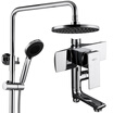 BSITN Boston Sanitary Ware Shower Set Copper Tumble Shower Three Taps Pressurized Hand Sanitizer Shower Pillars B1669