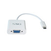 And macro D&S DNS5004 type-c turn VGA converter adapter connect TV projector monitor white