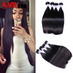 Malaysian Virgin Hair Straight 4Bundle Deals Malaysian Straight Virgin Hair 7A Grade 100 Unprocessed Human Hair Extensions