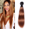 Brazilian Straight Ombre Hair 100 Human Hair 3 bundles Ombre T1B30 Color Remy Hair Weave 100gPiece Brazilian Hair