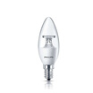 Jingdong supermarket Philips PHILIPS LED light bulb bubble candle bubble 5W E14 small screw mouth 2700K warm light warm white yellow transparent single