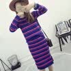 sustory women&39s 2017 autumn&winter models Korean long-sleeved Slim thin suit sweater sweater skirt skirt two-piece suit SRSU054 rose red all