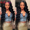 Loose Wave Virgin Hair 4 Bundles Peruvian Loose Wave Virgin Peruvian Hair Bundles 7A Unprocessed Virgin Hair Weave Bundles
