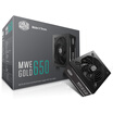 CoolerMaster rated 650W MWE650 computer power supply 80PLUS Gold DCtoDC architecture 45 ° lossless output 3 years renewal desktop power