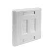 Amp Simon S2104 four-panel four-wire cable telephone line socket telephone voice network TV computer information switch socket module panel type 86