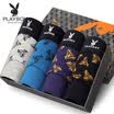 PLAYBOY Playboy 5237 Men&39s Underwear 4 Gift Boxes Men&39s Triangle Pants Blend L