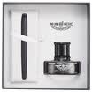 Hero HERO 988 matte black elegant gold pen F tip ink pen combination set slow language series
