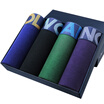 Jingdong supermarket with the wolf dance men&39s underwear breathable movement in the waist lan fine sticky fiber fashion wide ribs tendon flat feet pants four mixed color 3133-4 XL