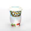 Lock & lock Creative ceramic cup French Bull simple couple cups 370ML raw as summer flower mugs with cappuccino cup FBT003