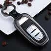 Huashi Audi Key Case 2017 Audi A4LA6A8A3 A6LQ3Q7Q5 Car Keychain Shell A-Platinum Grey