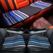 MUBO car seat four seasons seat cushion single piece three-piece seat cushion Corolla Camry suanyi Hanlanda Angkewei five-seat universal breathable non-slip-free seated cushion blue