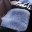 Antarctic nanjiren wool cushion in the long hair cushion winter car seat mat pad car mat lamb skin car dual-use small square pad 45 × 45cm light gray