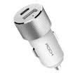 Type C Car Charger ROCK Sitor 5V 34A Fast Charging Type-C Metal Universal For iPhone 8 X Samsung Galaxy S8