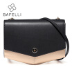 BAFELLI creative split leather inverted triangle shoulder bag panelled hasp bolsa feminina crossbody bag women messenger bags