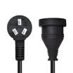 Igual que TOWE G10A 05 metros cable de extensión enchufe toma de corriente cable de remolque acondicionador de aire calentador de agua refrigerador monitor de transferencia cable de extensión