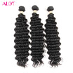 Alot Brazilian Virgin Hair Deep Wave 3Pcs Lot Brazilian Deep Wave Unprocessed Brazillian Hair Human Hair Weave