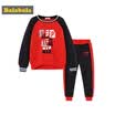 Jingdong distribution Balabala balabala children&39s clothing two-piece girls set in the children&39s long-sleeved autumn sweater pants 28043170150 Chinese red 150