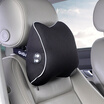 JiGi GiGi car headrest G-1510 space memory cotton frequency conversion massage headrest car neck pillow ivory apricot