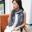 STORY Of SHANGHAI Women&39s scarves Autumn&winter warm scarves Shawl leaves Totem army green