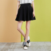 Semir skirt female 2017 autumn new women&39s high waist umbrella skirt A word skirt students were thin college skirt 13316200221 dark blue S