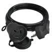 TOWE battery car electric car charging extension cord socket plug high power 16A power cord three plug 20 meters