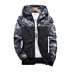 Fashion Men Camouflage Coat Mens Hoodies Jacket Clothing Windbreaker Coats Outwear-GreenRedGrey M-5XL LJS