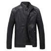 Autumn Winter Coat Men Leather Jacket Zipper Black Motorcycle Coat Outerwear Parka business Casual Jacket