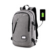 Business Water Resistant 17 Inch Laptop Backpack with USB Charging Port Campus College Student School Bag Unisex