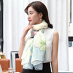 STORY Of SHANGHAI Ladies Woolen Scarf Warm & Warm Scarf Shawl Elegant Striped Pink