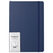 Coix 114 A5 leather checkered notebookdiaryNotepad Compera time&space account book C8042 blue