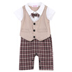 Newborn Kid Baby Boy Infant Outfits Set Child Gentleman Jumpsuit Romper Bodysuit