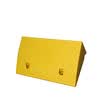 Tencent CT stop limiter rubber solid stop rubber road along the slope triangle wood anti-skid car parking parking stop positioner black width 50cm high 13cm