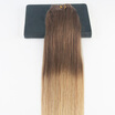 Brazilian Remy Hair Ombre Color 5 Fading to 27 7Pcs 120G Full Set Clip In Hair Extensions Free Shipping