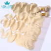 Top 8A Grade 613 Virgin Brazilian Hair Body Wave 3Bundles With Blonde ear to ear lace closure frontal 134 Free shipping