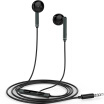 Huawei HUAWEI original three-button wire with wheat half-ear headphones AM116 black