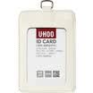 Excellent&efficient UHOO 6808 candy color cortical documents card sets of high-end business respected hand-skilled vertical white 1 bag work card staff card badge